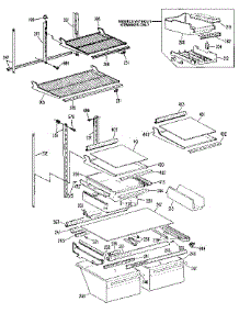 Shelf parts for Kenmore Refrigerator 363.9705884 (3639705884, 363 9705884) from AppliancePartsPros.com