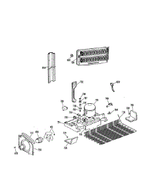 Unit Parts parts for Kenmore Refrigerator 363.9711711 (3639711711, 363 9711711) from AppliancePartsPros.com