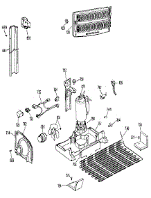 Unit parts for Kenmore Refrigerator 363.9712712 (3639712712, 363 9712712) from AppliancePartsPros.com