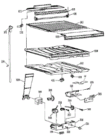 Compartment Separator parts for Kenmore Refrigerator 363.9712782 (3639712782, 363 9712782) from AppliancePartsPros.com