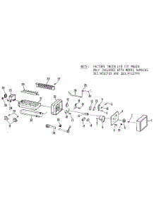 Icemaker parts for Kenmore Refrigerator 363.9712785 (3639712785, 363 9712785) from AppliancePartsPros.com