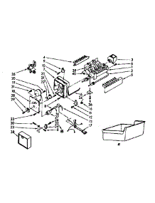 Ice Maker Parts parts for Kenmore Refrigerator 253.8361700 (2538361700, 253 8361700) from AppliancePartsPros.com