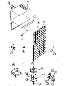 Unit Parts parts for Kenmore Refrigerator 253.8362211 (2538362211, 253 8362211) from AppliancePartsPros.com