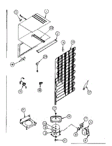 Unit Parts parts for Kenmore Refrigerator 253.8362213 (2538362213, 253 8362213) from AppliancePartsPros.com