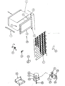 Unit Parts parts for Kenmore Refrigerator 253.8363203 (2538363203, 253 8363203) from AppliancePartsPros.com