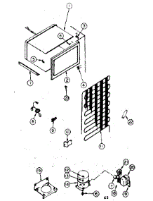 Unit Parts parts for Kenmore Refrigerator 253.8363280 (2538363280, 253 8363280) from AppliancePartsPros.com