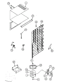 Unit Parts parts for Kenmore Refrigerator 253.8364283 (2538364283, 253 8364283) from AppliancePartsPros.com