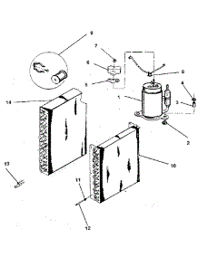 Unit parts for Kenmore Air Conditioner 253.8753065 (2538753065, 253 8753065) from AppliancePartsPros.com