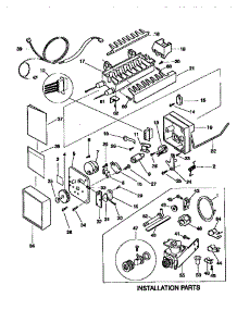 Icemaker parts for Kenmore Refrigerator 253.79807891 (25379807891, 253 79807891) from AppliancePartsPros.com