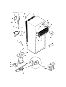 System parts for Kenmore Refrigerator 253.79837990 (25379837990, 253 79837990) from AppliancePartsPros.com