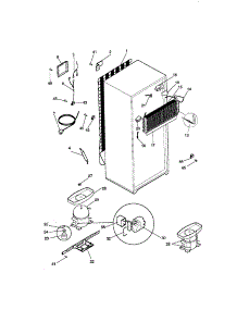 System parts for Kenmore Refrigerator 253.79847890 (25379847890, 253 79847890) from AppliancePartsPros.com