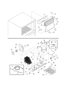 System parts for Kenmore Refrigerator 253.79949700 (25379949700, 253 79949700) from AppliancePartsPros.com