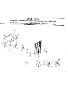 Unit Parts parts for Kenmore Refrigerator 253.8133201 (2538133201, 253 8133201) from AppliancePartsPros.com