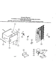 Unit Parts parts for Kenmore Refrigerator 253.8133212 (2538133212, 253 8133212) from AppliancePartsPros.com