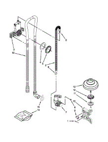 Fill, Drain And Overfill Parts parts for Kenmore Dishwasher 665.13973K013 (66513973K013, 665 13973K013) from AppliancePartsPros.com