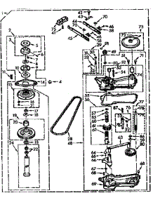 Gearcase / Transmission parts for Kenmore Washer 110.71960110 (11071960110, 110 71960110) from AppliancePartsPros.com