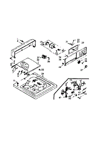 Top And Console Assembly parts for Kenmore Washer 110.7204000 (1107204000, 110 7204000) from AppliancePartsPros.com