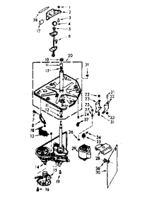 Drive System parts for Kenmore Washer 110.7204002 (1107204002, 110 7204002) from AppliancePartsPros.com