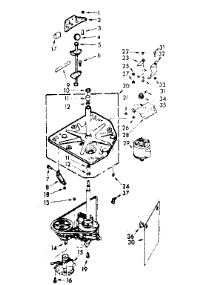 Drive System parts for Kenmore Washer 110.7204102 (1107204102, 110 7204102) from AppliancePartsPros.com