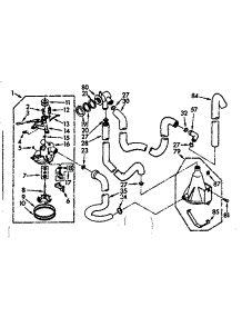 Water System parts for Kenmore Washer 110.7204200 (1107204200, 110 7204200) from AppliancePartsPros.com