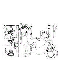 Water System parts for Kenmore Washer 110.7204203 (1107204203, 110 7204203) from AppliancePartsPros.com