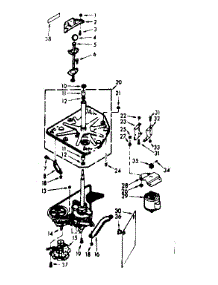Drive System parts for Kenmore Washer 110.7204302 (1107204302, 110 7204302) from AppliancePartsPros.com