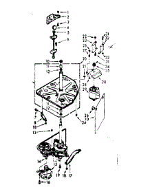 Drive System parts for Kenmore Washer 110.7204400 (1107204400, 110 7204400) from AppliancePartsPros.com