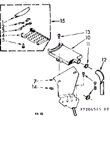 Non-Suds Filter Assembly parts for Kenmore Washer 110.7204515 (1107204515, 110 7204515) from AppliancePartsPros.com