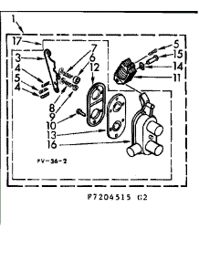Two Way Valve Assembly parts for Kenmore Washer 110.7204515 (1107204515, 110 7204515) from AppliancePartsPros.com