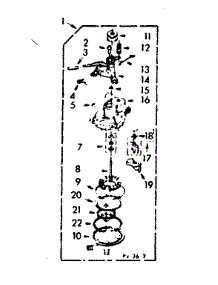Pump Assembly parts for Kenmore Washer 110.7204560 (1107204560, 110 7204560) from AppliancePartsPros.com