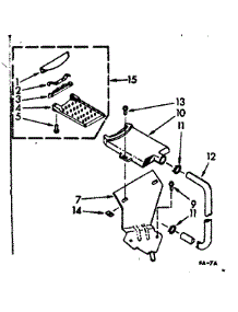 Filter Assembly parts for Kenmore Washer 110.7204600 (1107204600, 110 7204600) from AppliancePartsPros.com