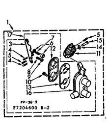 Two Way Valve Assembly parts for Kenmore Washer 110.7204600 (1107204600, 110 7204600) from AppliancePartsPros.com