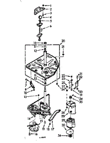 Drive System parts for Kenmore Washer 110.7204610 (1107204610, 110 7204610) from AppliancePartsPros.com