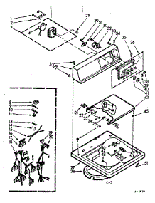 Top And Console Assembly parts for Kenmore Washer 110.7204611 (1107204611, 110 7204611) from AppliancePartsPros.com