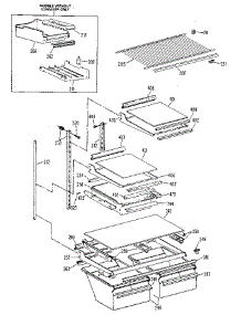 Shelf parts for Kenmore Refrigerator 363.8698780 (3638698780, 363 8698780) from AppliancePartsPros.com