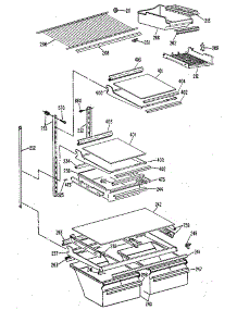 Shelf parts for Kenmore Refrigerator 363.8698784 (3638698784, 363 8698784) from AppliancePartsPros.com