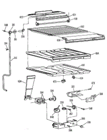 Compartment Separator parts for Kenmore Refrigerator 363.8698784 (3638698784, 363 8698784) from AppliancePartsPros.com