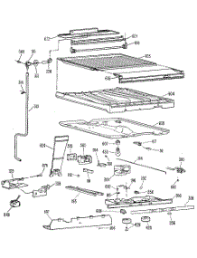 Compartment Separator parts for Kenmore Refrigerator 363.8699612 (3638699612, 363 8699612) from AppliancePartsPros.com