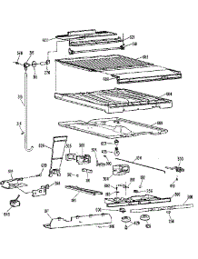 Compartment Separator parts for Kenmore Refrigerator 363.8704482 (3638704482, 363 8704482) from AppliancePartsPros.com