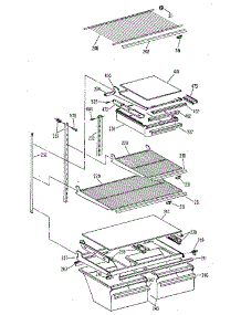 Shelf Parts parts for Kenmore Refrigerator 363.8751511 (3638751511, 363 8751511) from AppliancePartsPros.com