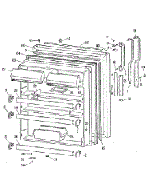Fresh Food Door parts for Kenmore Refrigerator 363.8751514 (3638751514, 363 8751514) from AppliancePartsPros.com