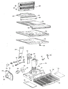 Unit parts for Kenmore Refrigerator 363.8784481 (3638784481, 363 8784481) from AppliancePartsPros.com