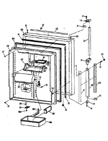 Fresh Food Door parts for Kenmore Refrigerator 363.8785710 (3638785710, 363 8785710) from AppliancePartsPros.com