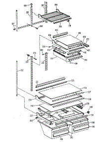Shelf parts for Kenmore Refrigerator 363.8789711 (3638789711, 363 8789711) from AppliancePartsPros.com