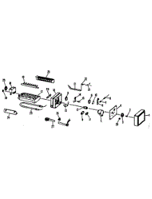 Icemaker Model 363.8335 parts for Kenmore Refrigerator 363.8789780 (3638789780, 363 8789780) from AppliancePartsPros.com