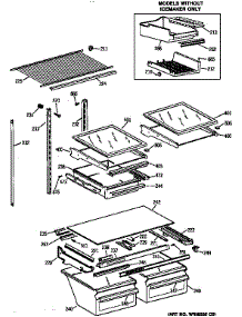 Shelf Parts parts for Kenmore Refrigerator 363.68597892 (36368597892, 363 68597892) from AppliancePartsPros.com