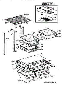 Shelf Parts parts for Kenmore Refrigerator 363.68597893 (36368597893, 363 68597893) from AppliancePartsPros.com