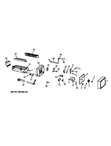 Icemaker Wr30x0327 parts for Kenmore Refrigerator 363.68852892 (36368852892, 363 68852892) from AppliancePartsPros.com