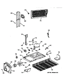 Unit Parts parts for Kenmore Refrigerator 363.68857892 (36368857892, 363 68857892) from AppliancePartsPros.com