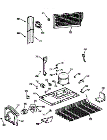 Unit Parts parts for Kenmore Refrigerator 363.68962890 (36368962890, 363 68962890) from AppliancePartsPros.com